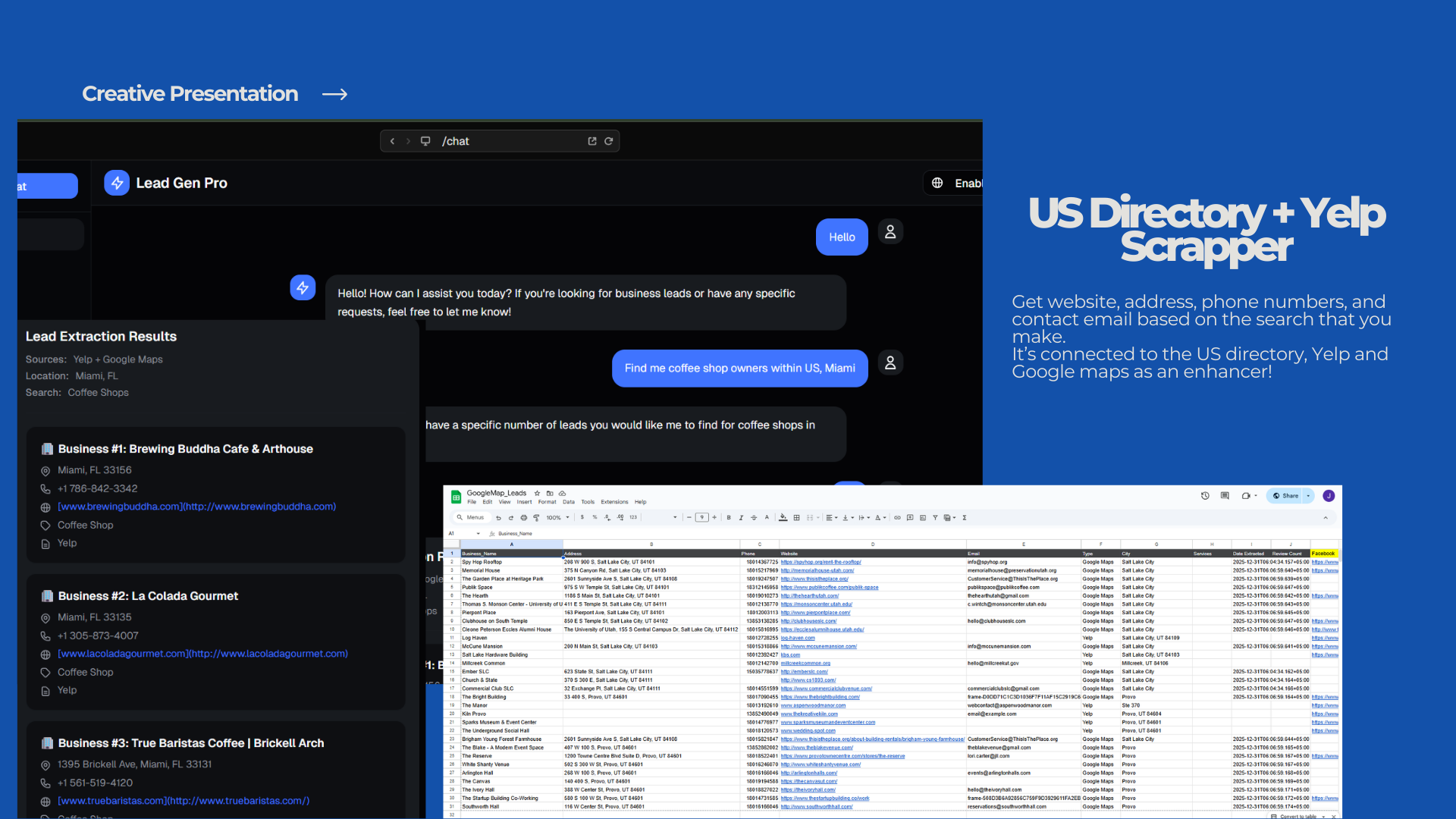 Advanced Lead Generation Dashboard